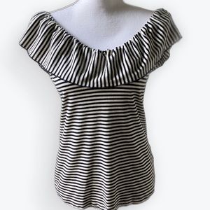 EUC Off the Shoulder Sleeveless Knit Blouse